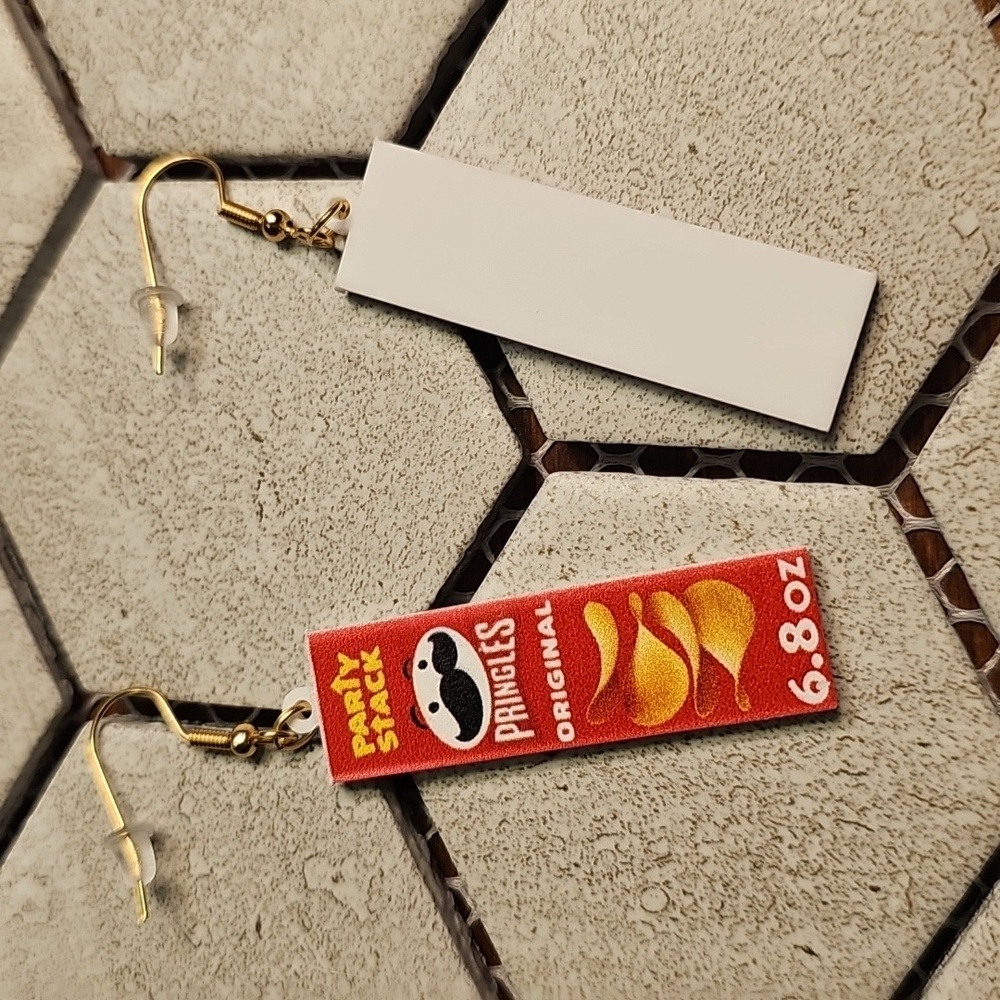 Pringles Party Stack Earrings - Picture 3 of 3